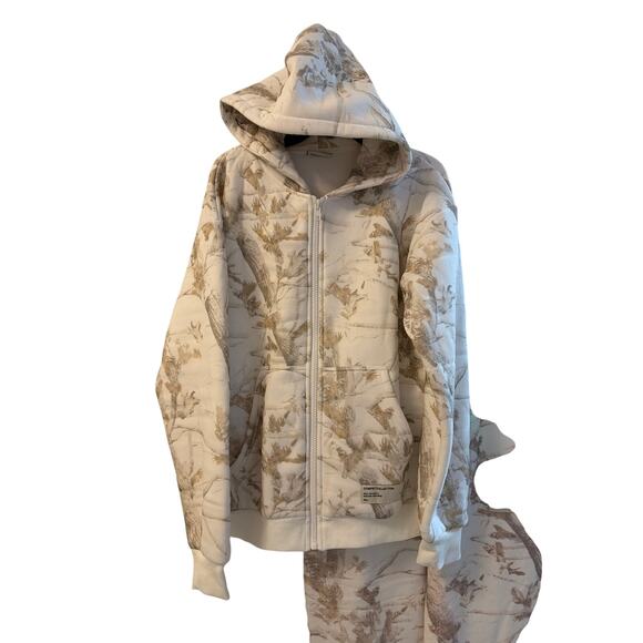 Camo Zip Hoodie Comfrt set sz M - Picture 11 of 15